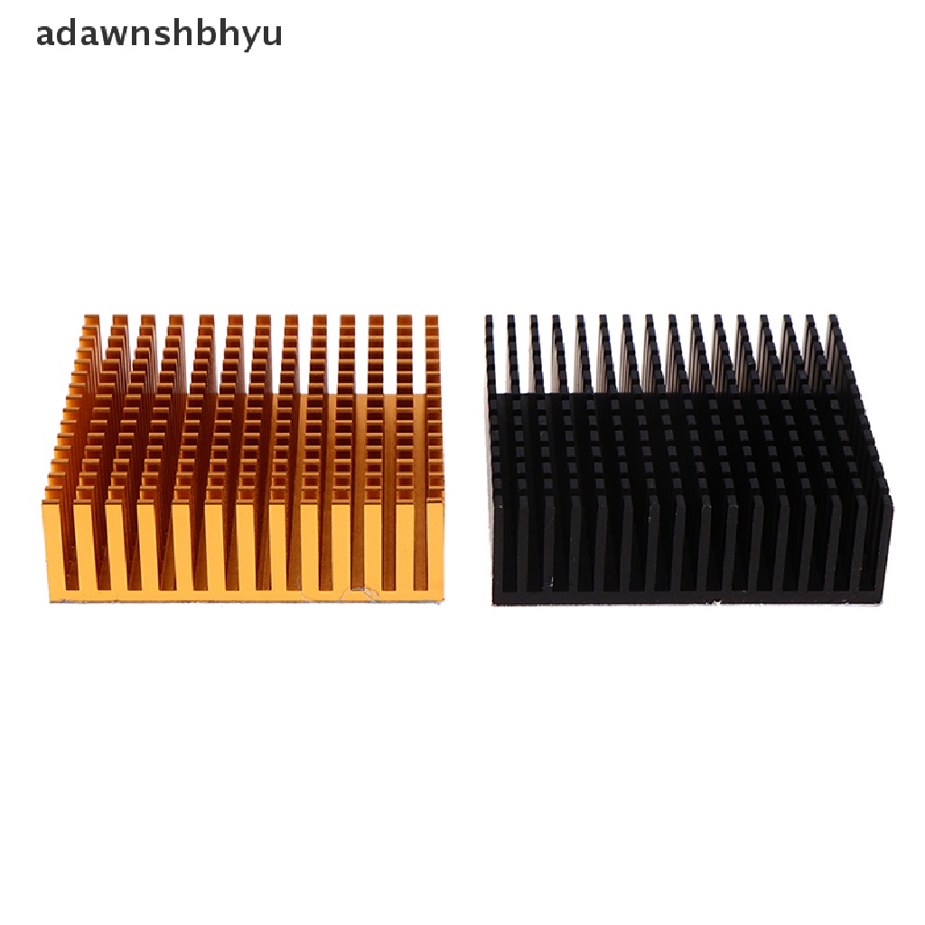 (Adawnshbhyu) Panel Heatsink Power Ic Chip Pendingin Cpu 50x50 X 15mm Bahan Aluminum