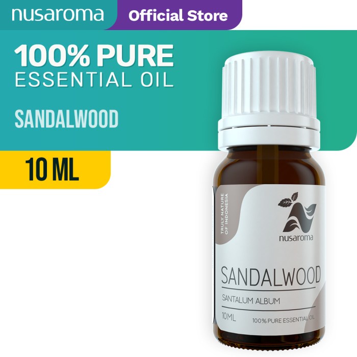 Sandalwood Essential Oil (Minyak Cendana) - 10 ml | 100% Pure Natural