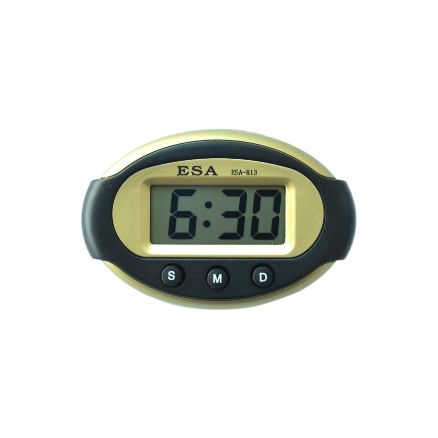 Jam Mobil Berkualitas Digital LCD FREE BATERAI 813