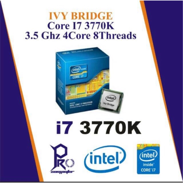 prosesor i7 3770k ready stok garansi 2 bulan
