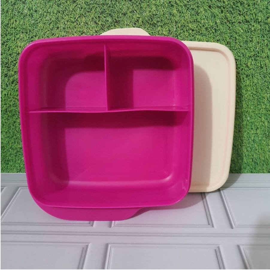 Lunch Box Tempat Makan Sekat 3 BPA FREE Clio Kyoto Kotak Makan Bekal