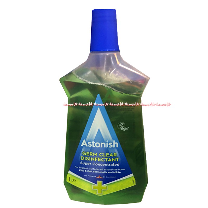 Astonish Cairan Pembersih Germ Clear 1L Dapat Menghilangkan Kuman Serta Anti Bakteri Astonis Green Hijau Antibacterial Disinfectant Cairan Pembersih Lantai Serbaguna Serba Guna