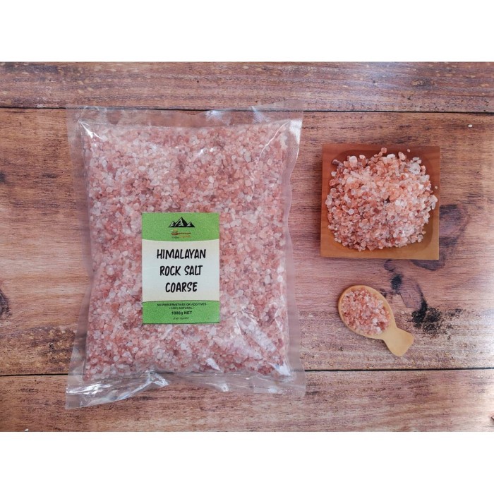 

Promo Himalayan Rock Salt Garam Laut Himalaya Pink Kasar Organik 1kg 1000gr Berkualitas