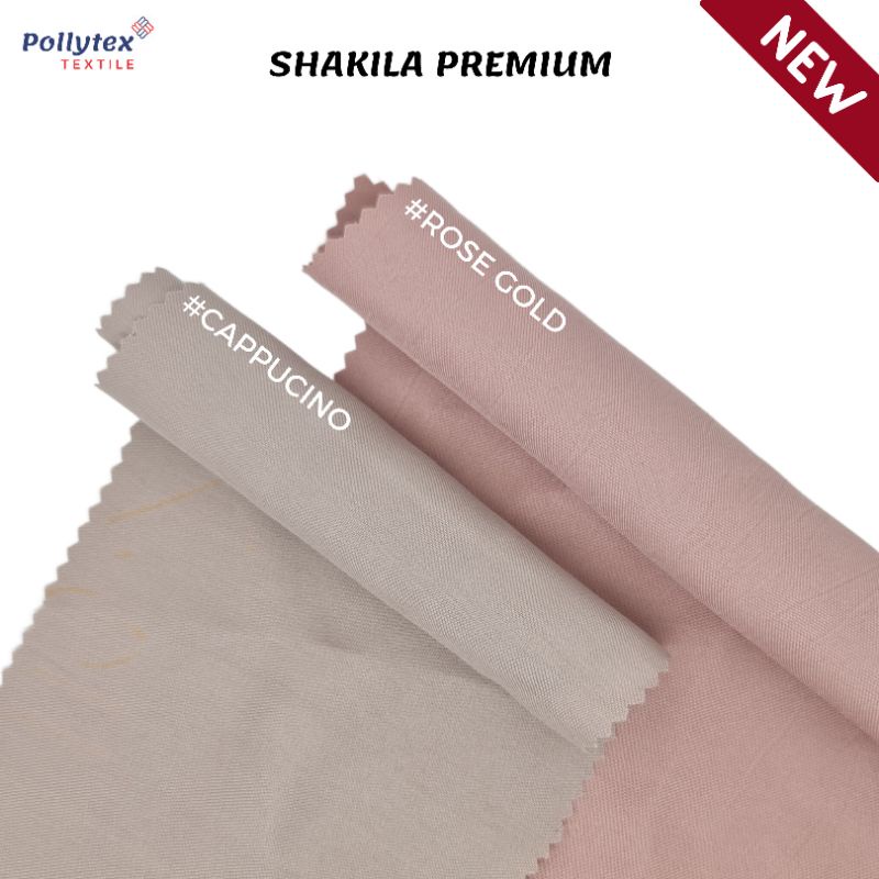 Bahan Kain Shakila Premium / Samira stretch / Syakila Shakilla Sakila Twill  Premium Ecer Meteran per 0.5 meter / 50 cm