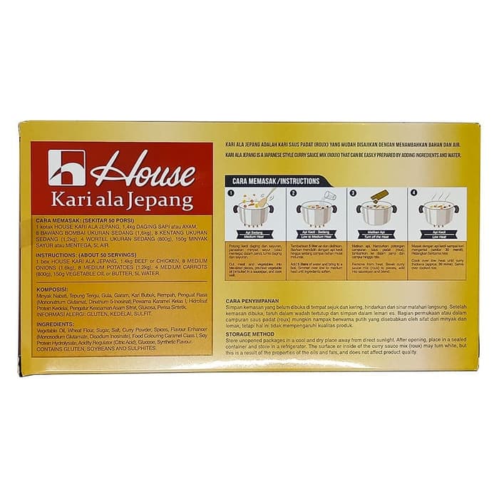 

PRODUK TERBAIK - HOUSE CURRY SAUCE / BUMBU KARI LOKAL ALA JEPANG 1KG HALAL MUI
