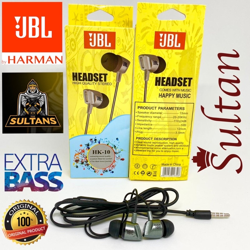 PROMO HANDSFREE HK10 EXTRABASS STERE HEADSET MUSIC ASIK GASS TERUSSS