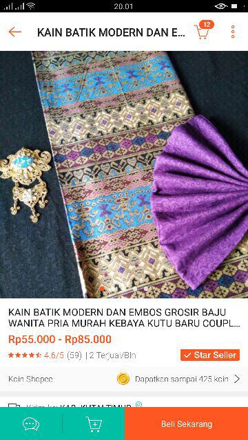 Kain Batik Modern Dan Embos Grosir Baju Wanita Pria Murah Kebaya Kutu Baru Couple Seragam