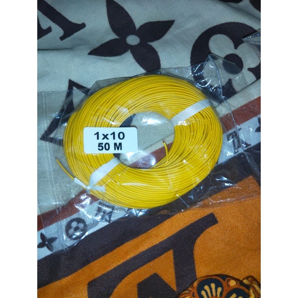 Kabel 1x10 Panjang 50M warna premium