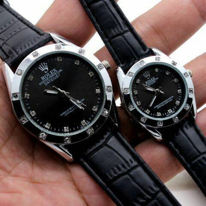 JAM TANGAN ROLEX COUPLE KULIT Buruan