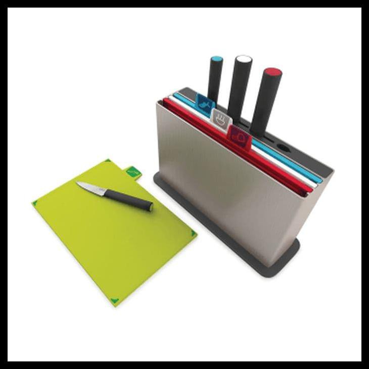 Joseph Joseph Index Set Talenan Dengan Pisau 4 Chopping Board 4