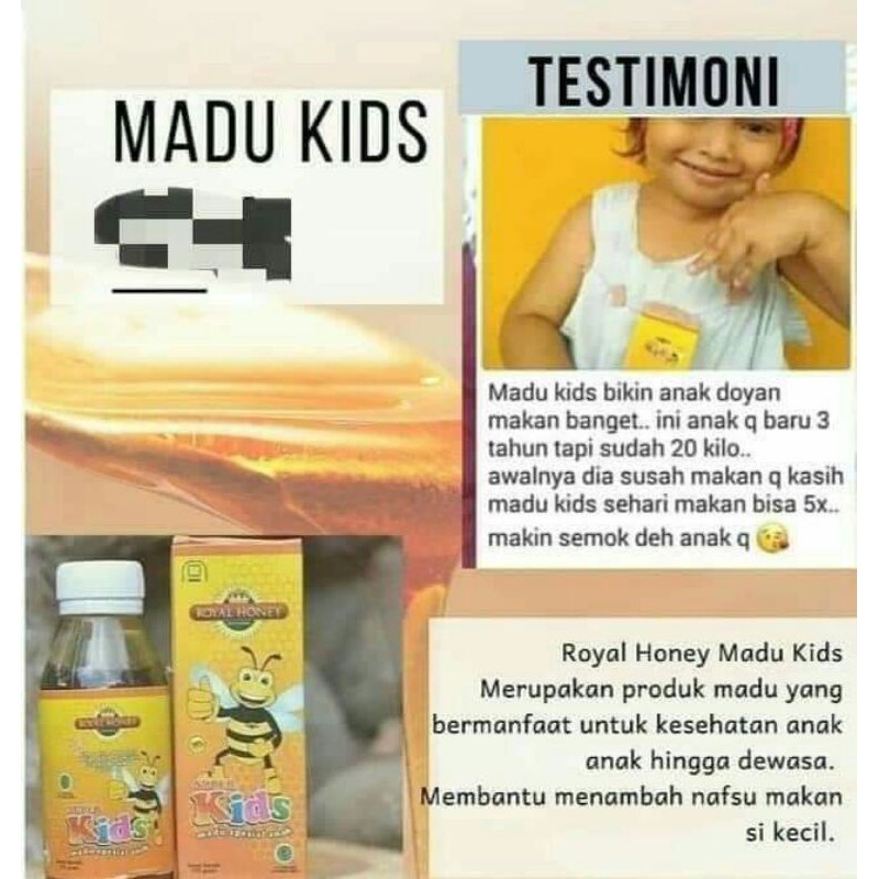 

Madu kids untuk penambah nafsu makan anak