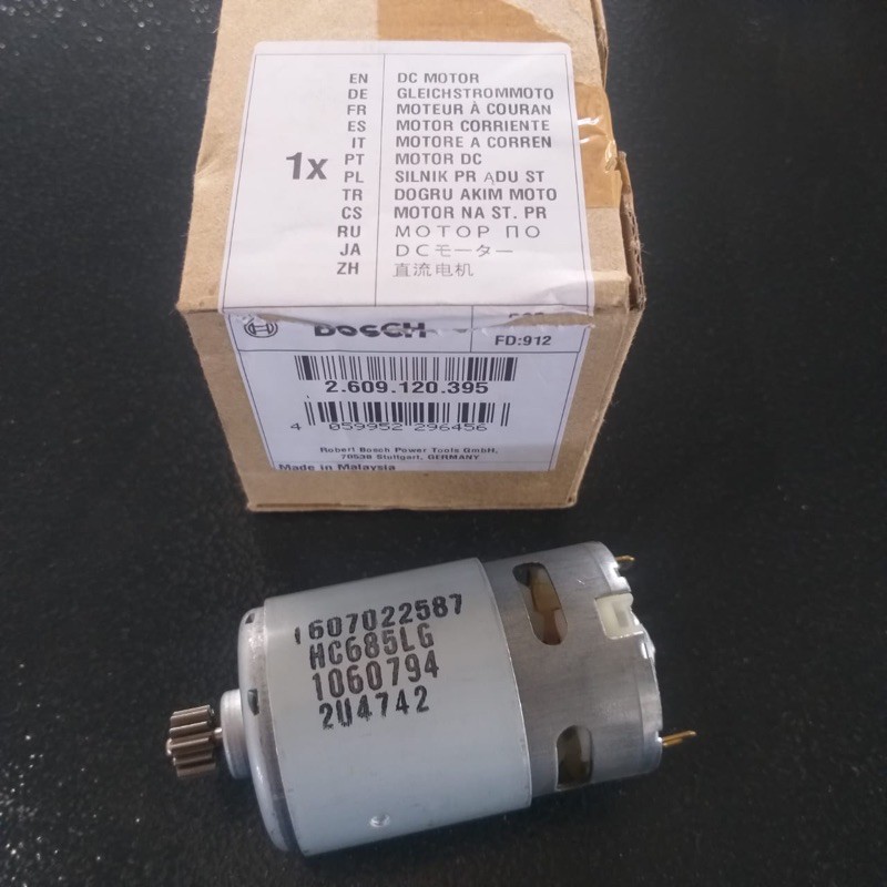 Bosch DC Motor GSR 1800 (2609120395) Spare Part Bosch Original