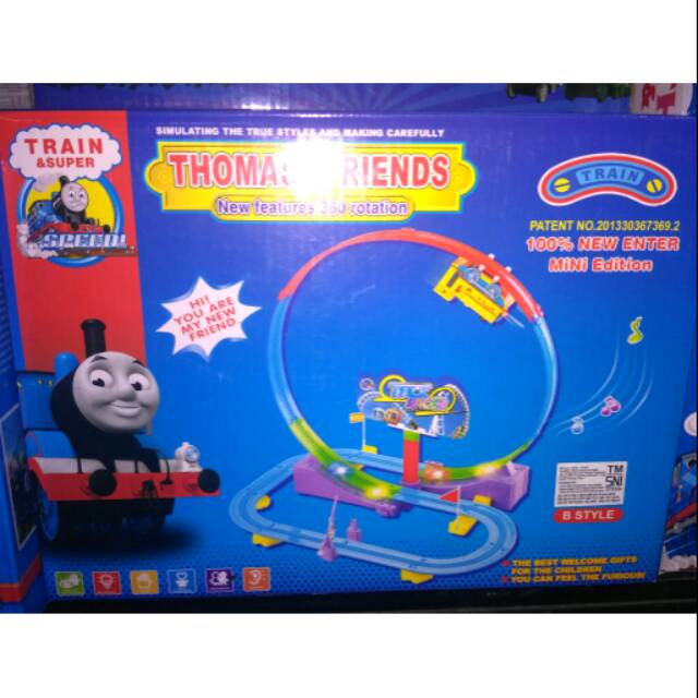Thomas track rotation/ mainan thomas/mainan kereta thomas