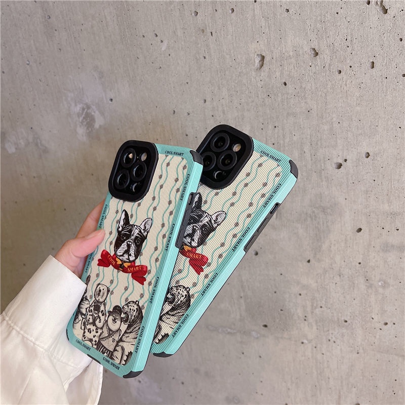 Case Motif Kepala Anjing Untuk IPhone 12 13 11 Pro Max X Xs Max Xr 6657