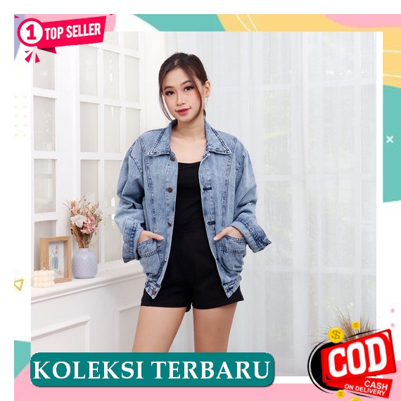 Paling Sesuai.. Jaket Jeans Wanita Import Crob Pita Belakang Terbaru Dan Terlaris Banget Jaket Jeans