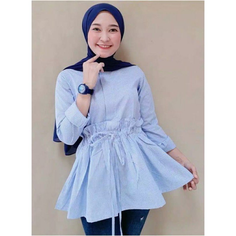 Baju Atasan Muslim Wanita Blus Savira Terbaru | Baju Atasan Muslim Wanita Untuk Hari Lebaran