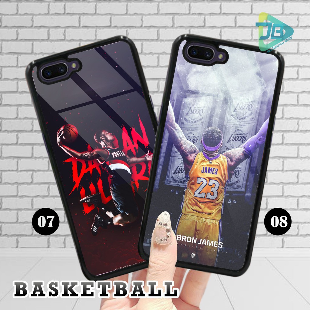 HARDCASE 2D GLOSSY BASKETBALL OPPO VIVO XIAOMI SAMSUNG REALME IPHONE ALL TYPE JB4672