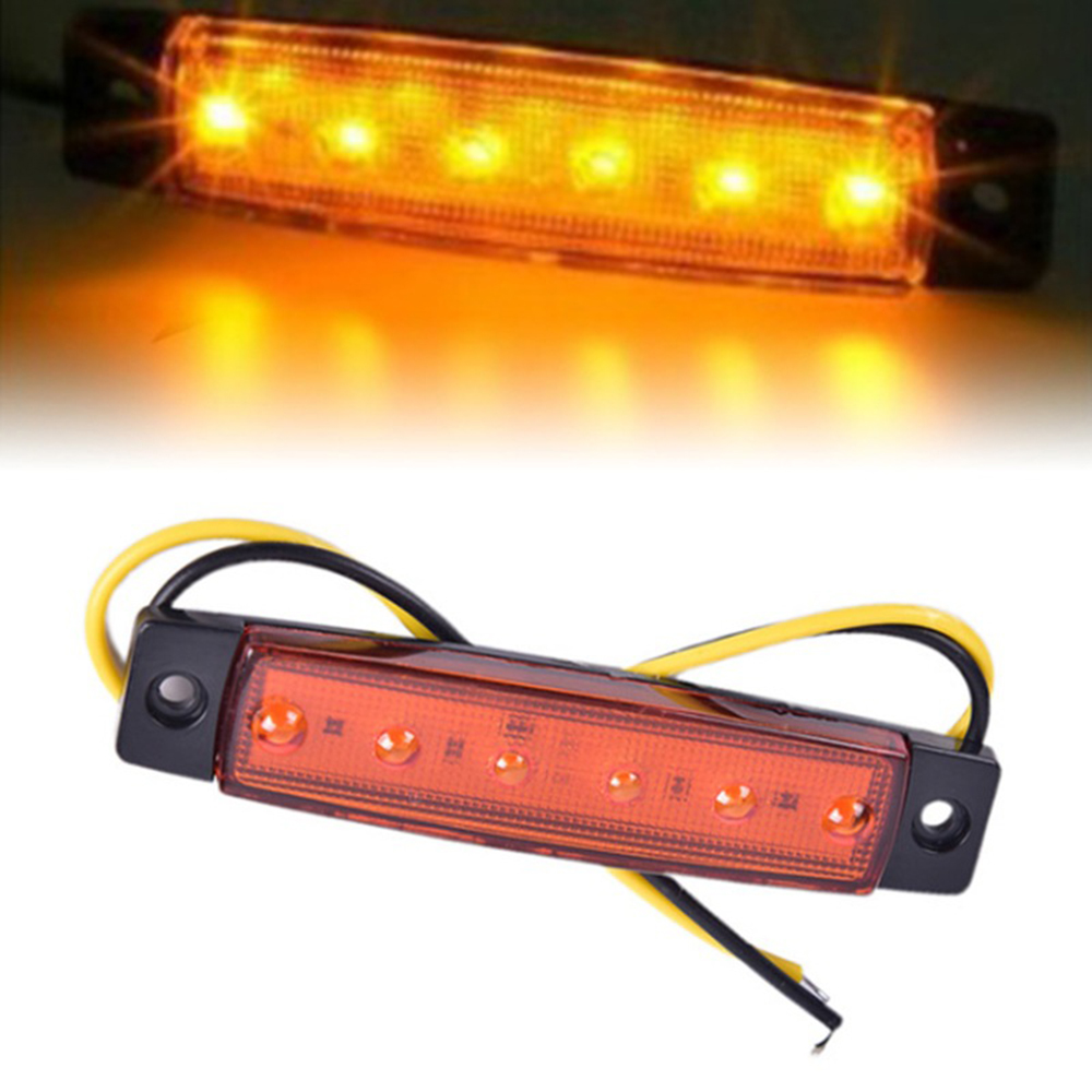 (Cod Tangding) Lampu Sein Samping Mobil Bis Truk Lorry Dc Led 12v / 24v