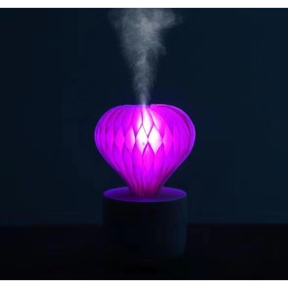 Humidifier Colorful Cactus Ball USB Mini Air Diffuser LED Night