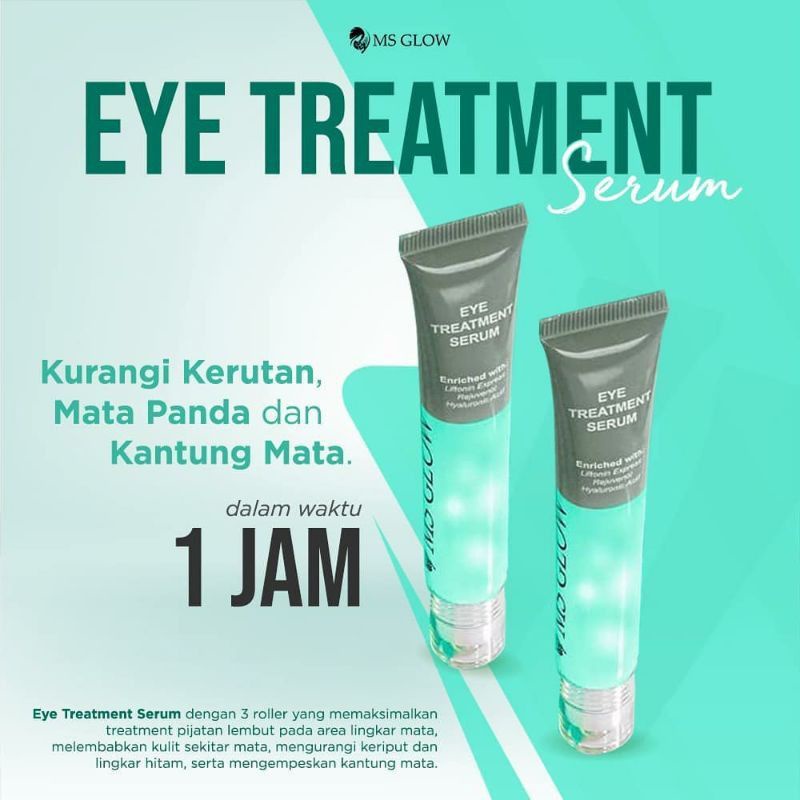 Eyes Treatment Serum by Ms Glow menghilangkan kerutan mata panda