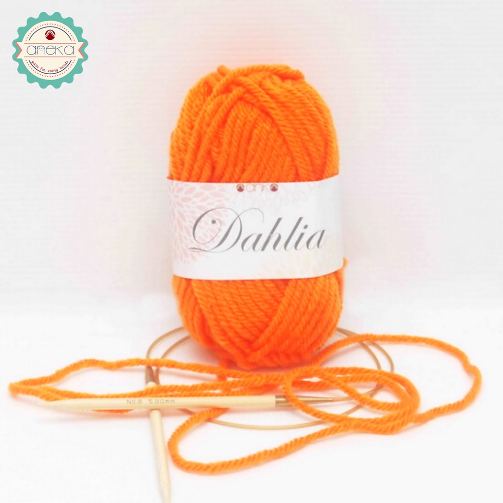 Benang Rajut Karpet Dahlia / Carpet Yarn - 1932 ( Orange )