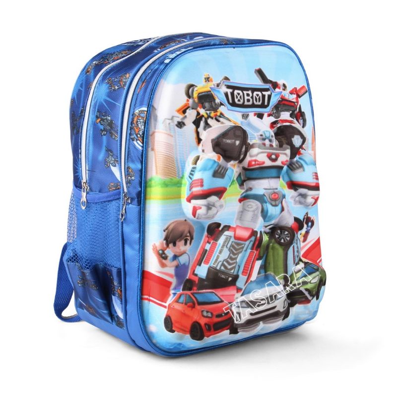 Tas 3D Timbul Ransel Sekolah Anak SD/TK Karakter laki laki / Tas Ransel Anak Cowok