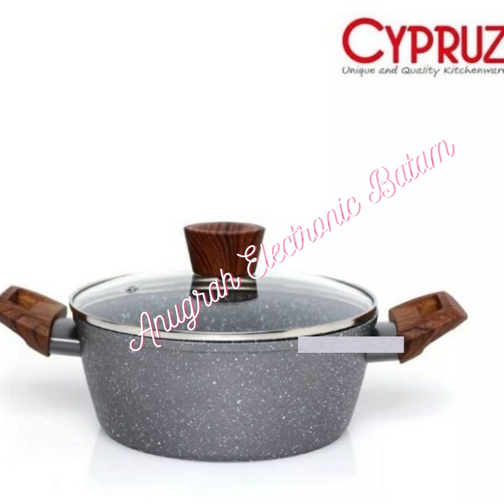 Cyprus Dutch Oven Anti Lengket Marble 20cm Panci Wajan BATAM