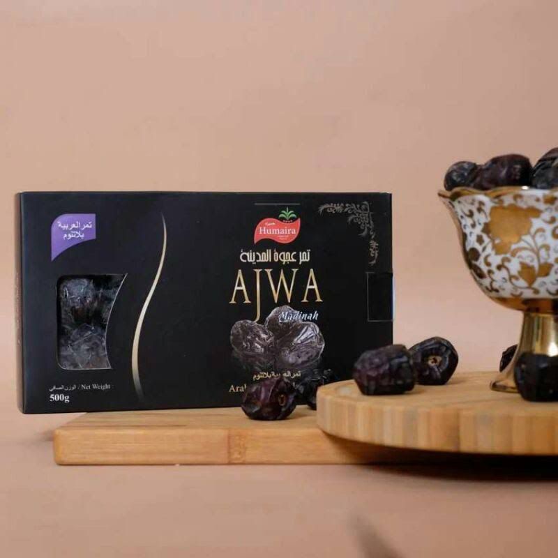 

Kurma Ajwa Madinah Premium Humaira 500gr Kurma Ajwah Kurma Nabi Enak Super Berkualitas