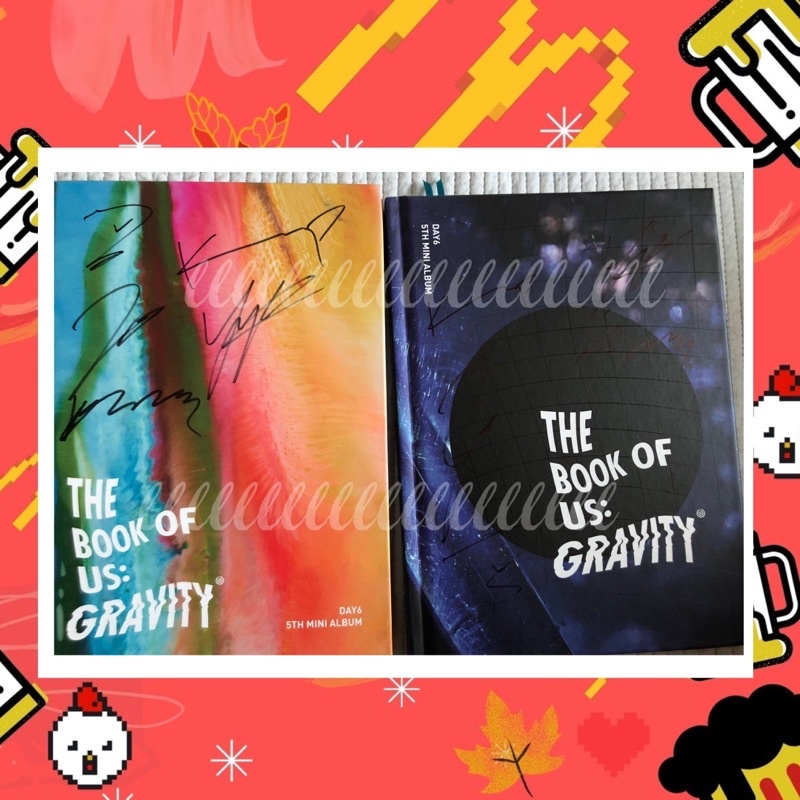 [READY STOCK]SIGNED ALBUM THE BOOK OF US GRAVITY DAY6