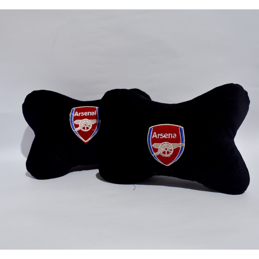 Bantal Mobil ARSENALL Hitam 3in1 Sandaran Leher Kepala Arsenall Hitam