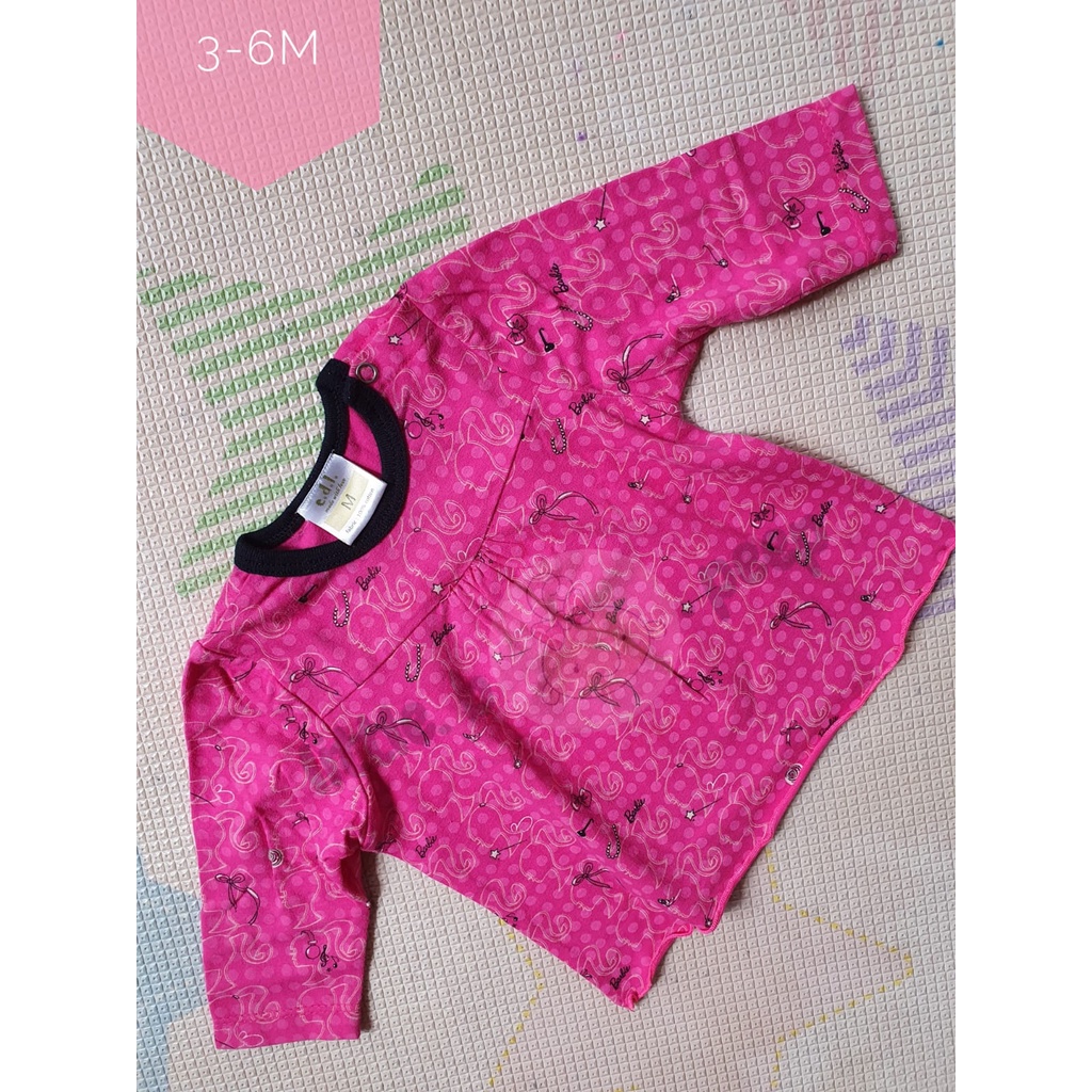 PRELOVED Atasan tangan panjang Barbie - Baju anak / baju baby / Preloved baju anak / preloved baju b