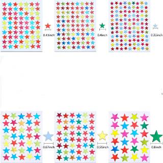 Colorful Reward Sticker Stiker Bintang isi 10lembar Colorful Reward Sticker Stiker Bintang isi 10lembar
