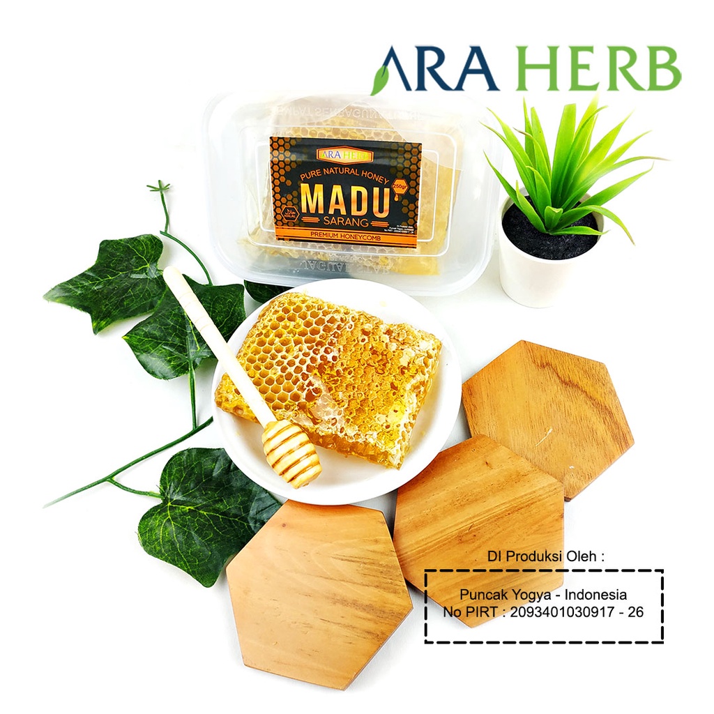 Madu Sarang Asli Honeycomb Malifera  / Madu Herbal Murni