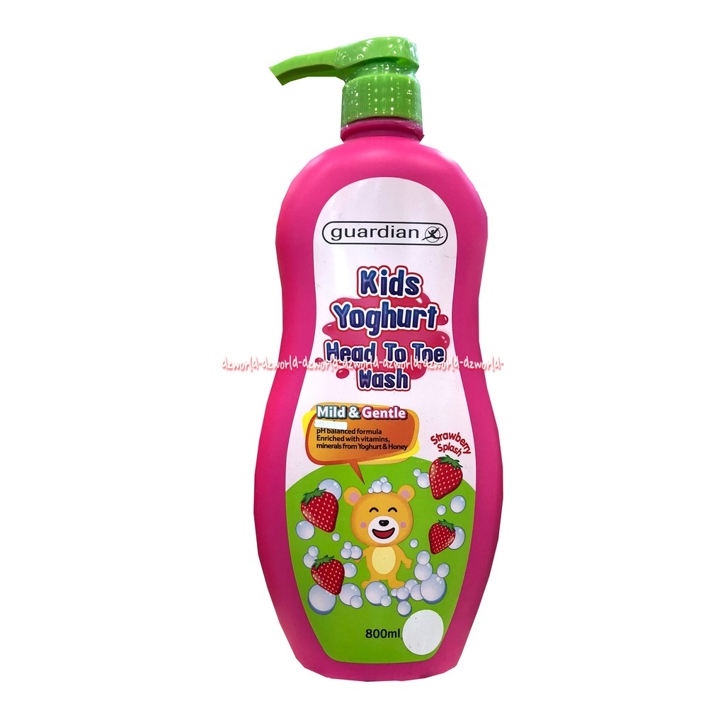 Guardian Kids Yougurt Head To Toe Wash 750ml Sabun Mandi Bayi