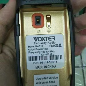 HT VOXTER UV T10 dual band 10W Berkualitas
