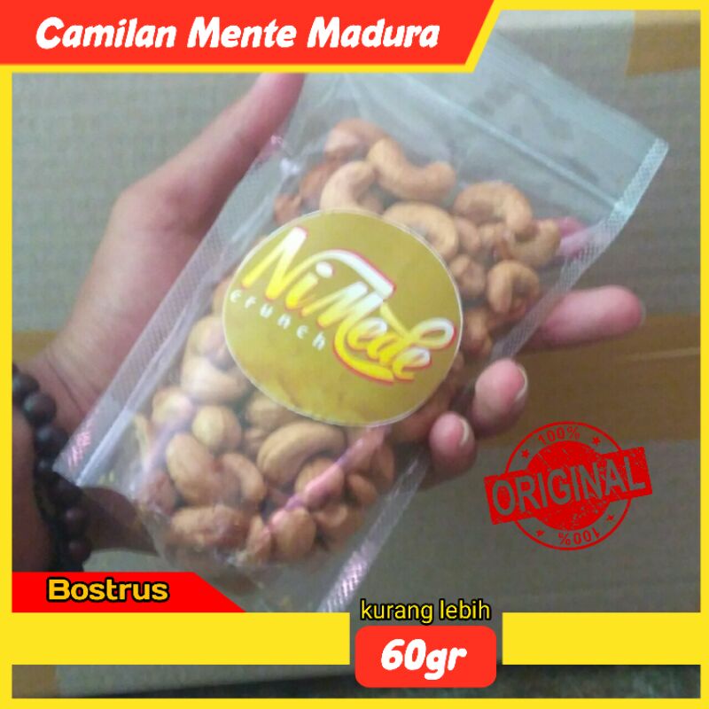 Kacang Mente Mede Madura - Camilan Khas Madura Mente Goreng Mede Super Renyah Mete 1 Kilo Murah Ment