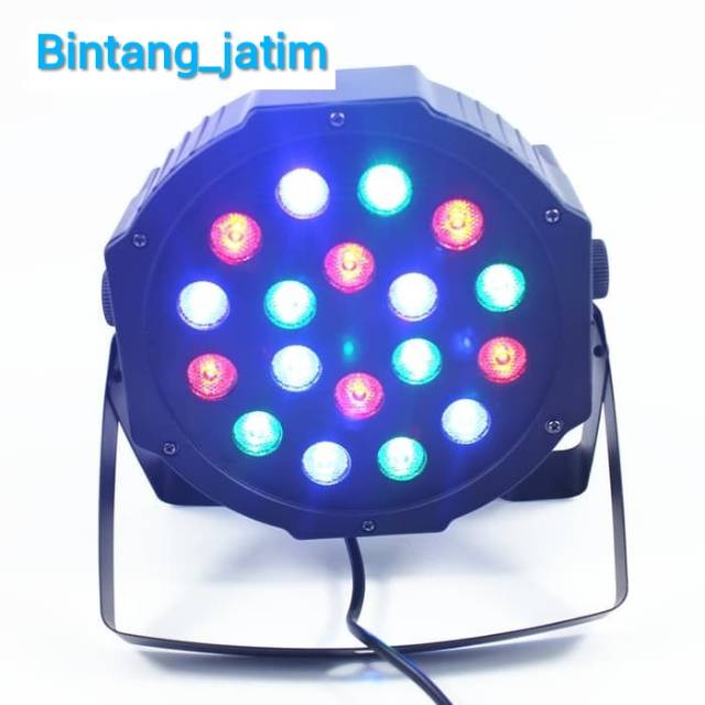 lampu sorot panggung disco 18led/ par light/lampu panggung