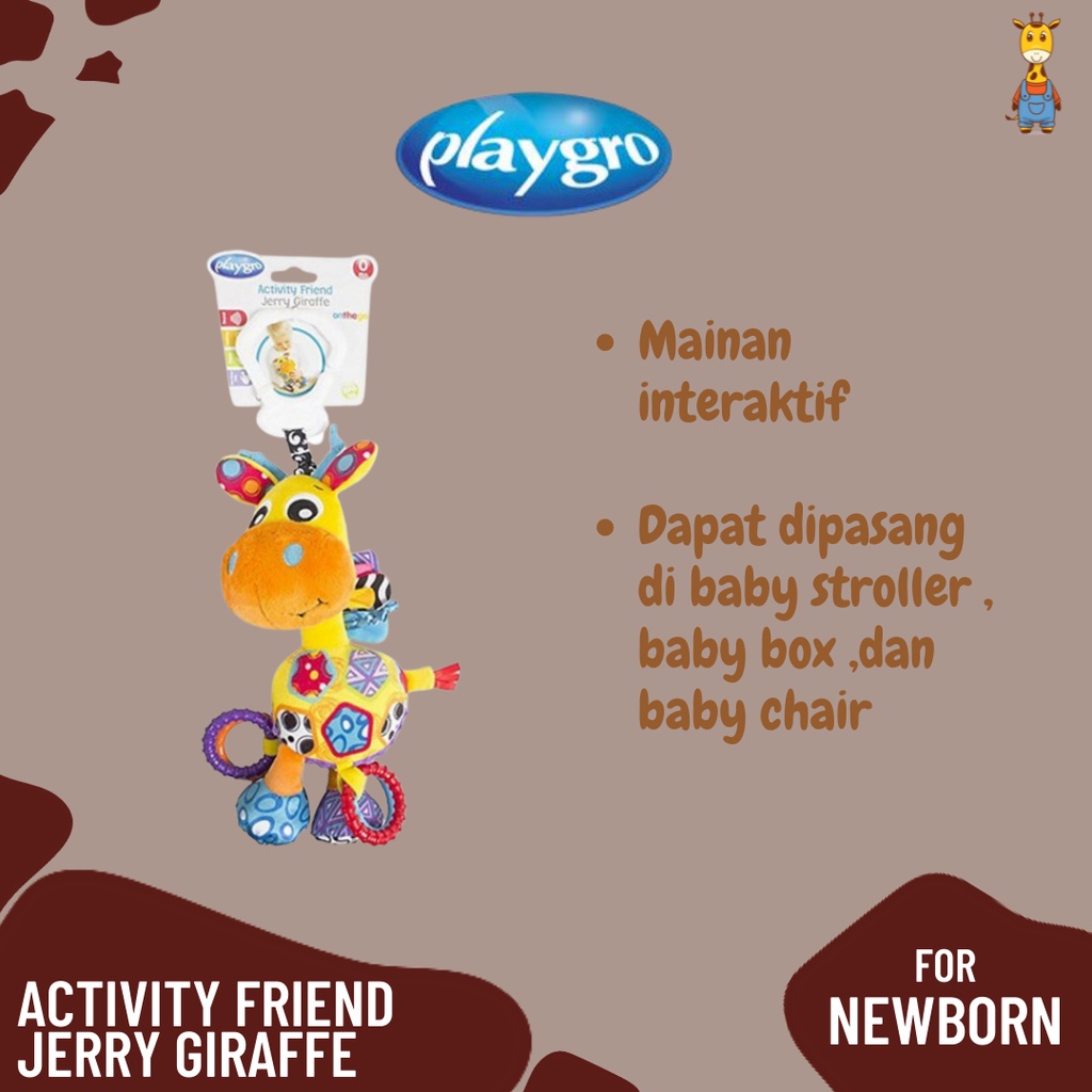 Playgro Activity Friend Jerry Giraffe