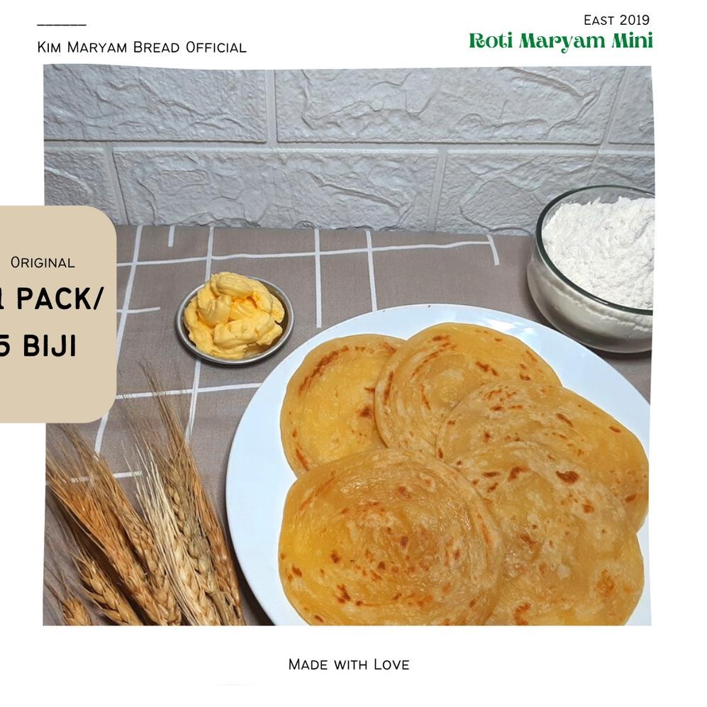 

SPECIAL PRICE Roti Maryam/Cane/Canai/Konde Kim Original 1 Pack isi 5 Pcs 3687 ヸ