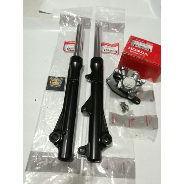 As shock depan Tabung KZL+kaliper rem depan beat fi beat pop Scoopy fi