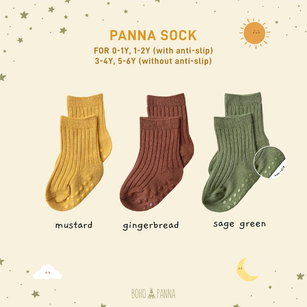 BOHOPANNA - Panna Socks (Kaos kaki anak &amp; bayi)