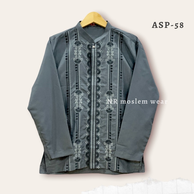 BAJU KOKO WARNA LENGAN PANJANG , BAJU KOKO DEWASA kode ASP 58