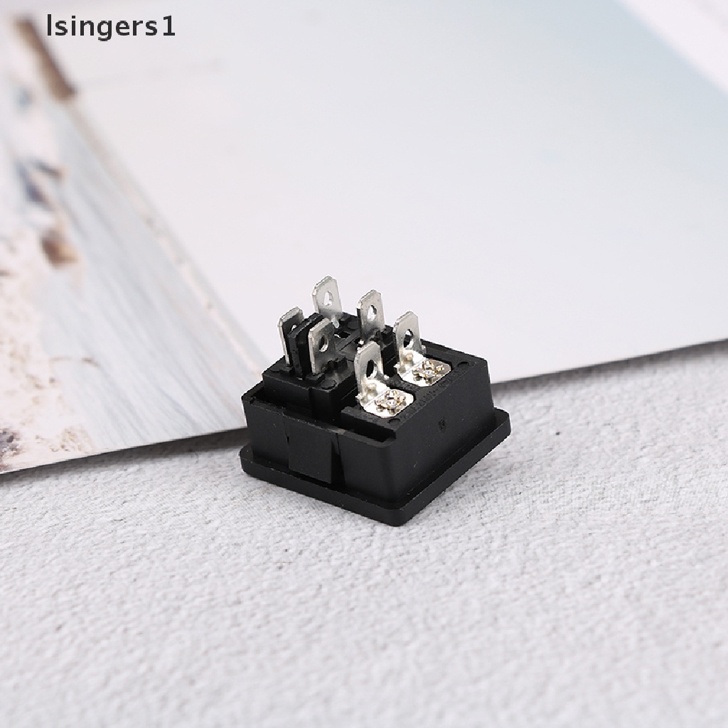 (lsingers1) Saklar rocker switch ON-OFF 250V 10A Untuk Lampu