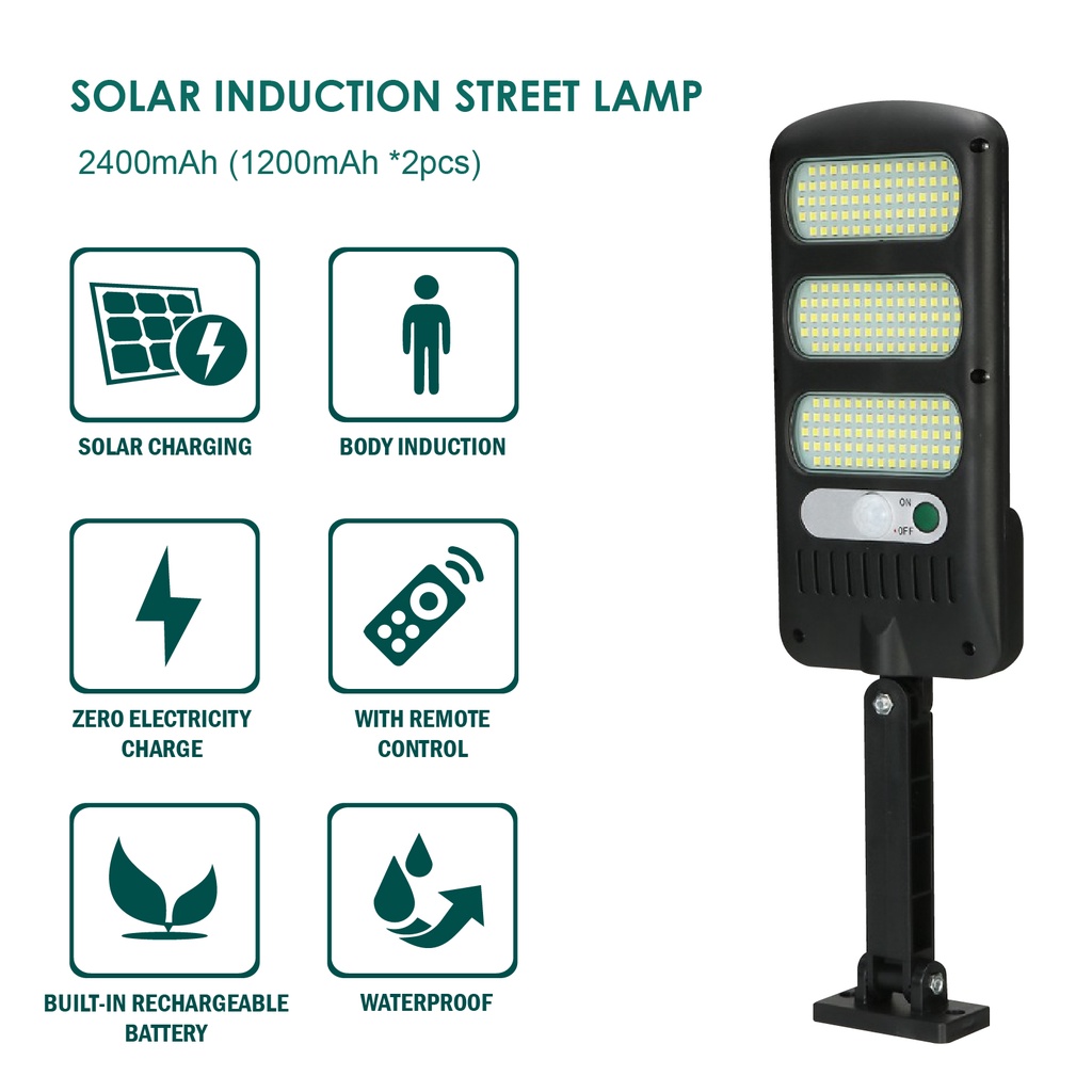 YOUNGPRO YCO-213 Lampu jalan solar 213 LED 3 Mode Dinding Tenaga Surya Lampu Outdoor