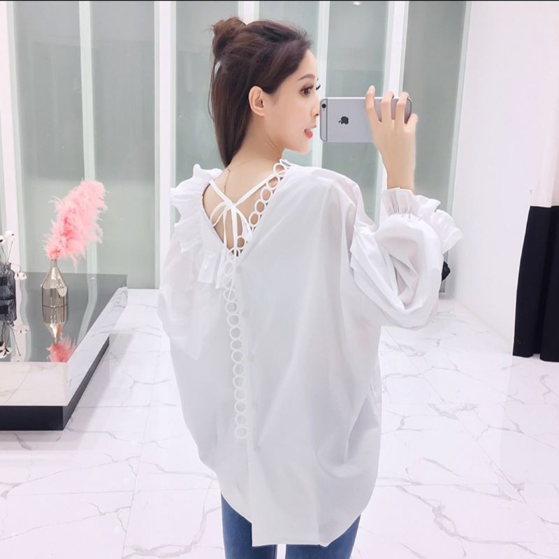 MDLV ~ 9321 LEWINA OVERSIZED TOP // OVERSIZE BLOUSE // ATASAN OVERSIZE CEWEK// FASHION IMPORT WANITA