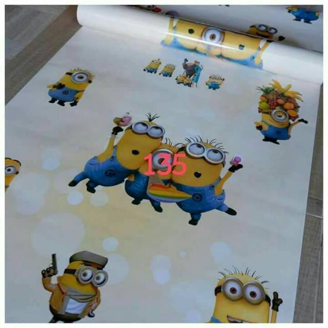 Wallpaper Dinding Minion Shopee Indonesia