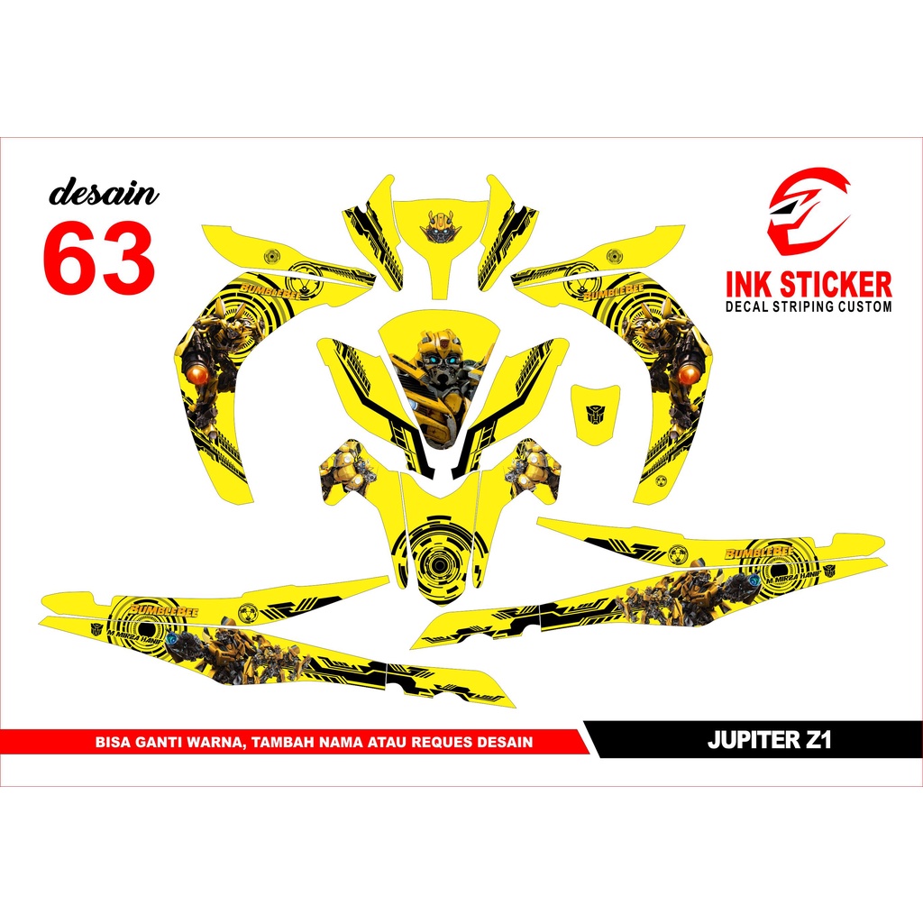 Sticker Decal Jupiter Z1 63 Fullbody