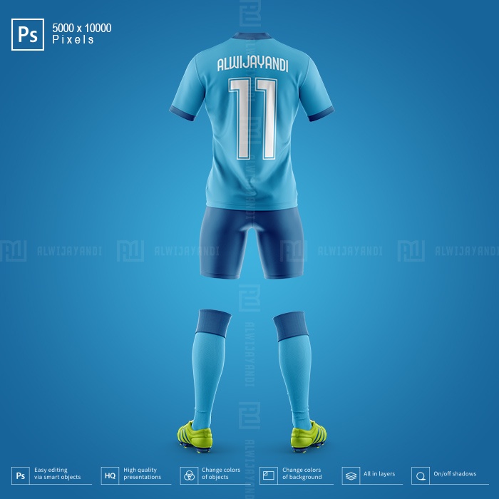 MOCKUP FULLKIT JERSEY BOLA - RESOLUSI 5000x10000 Pixels (BACK)
