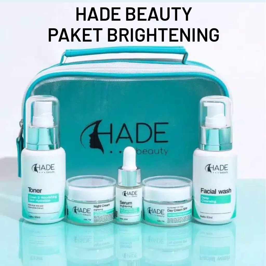 Hade Beauty Skincare Paket Brightening 100% Original BPOM MUI
