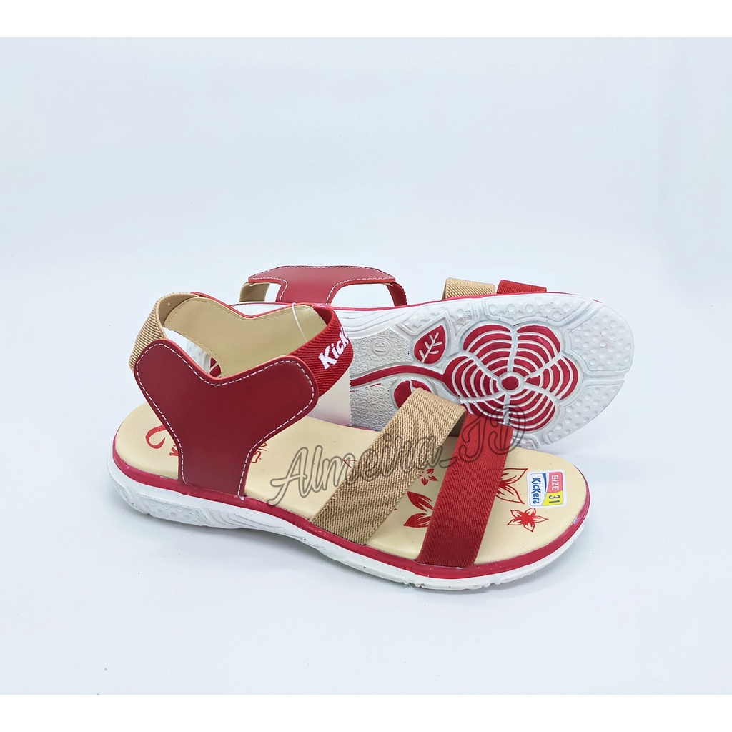 Sandal Anak Perempuan Kickers Slip On | Sandal Anak Cantik | Sandal Modis